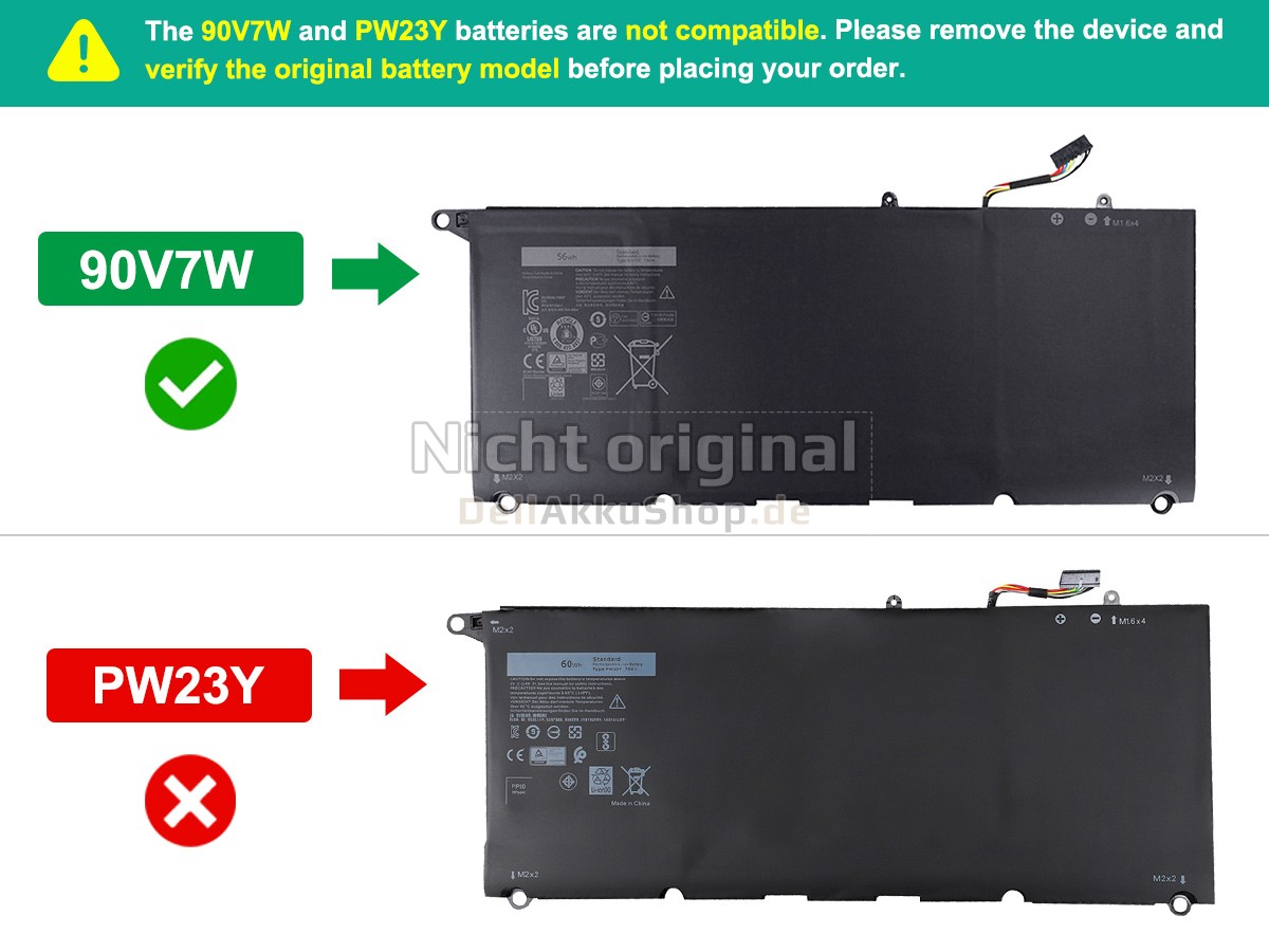 Dell P54G002 Ersatzakku